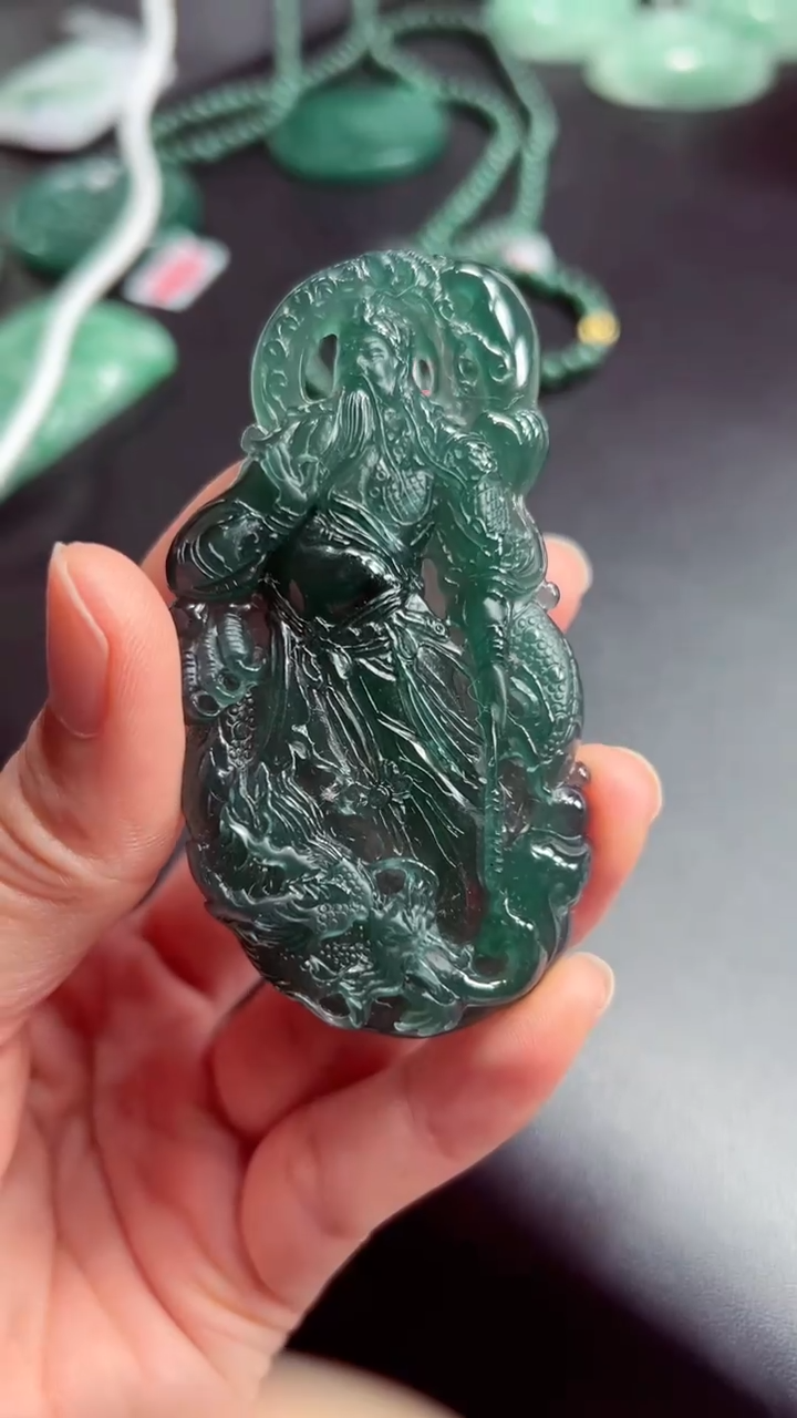 吊坠(不含链)未镶嵌翡翠天然翡翠