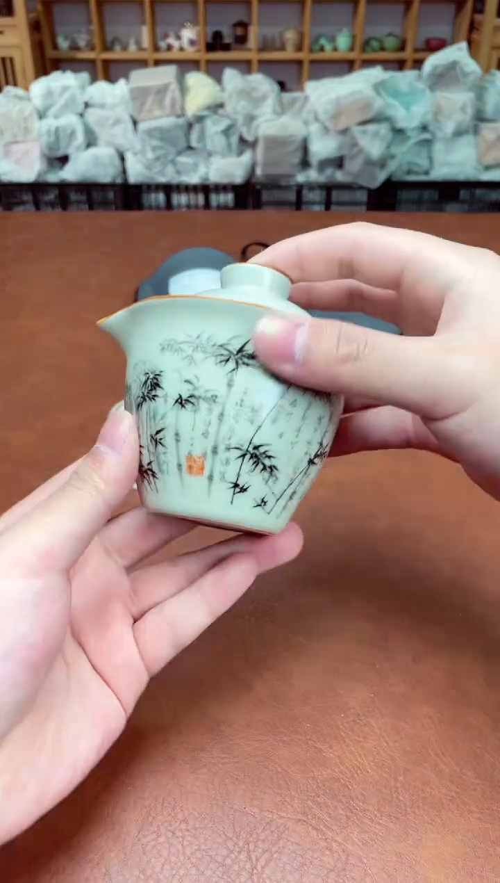 【闪购商品】摆件高端瓷器易仟杯茶器