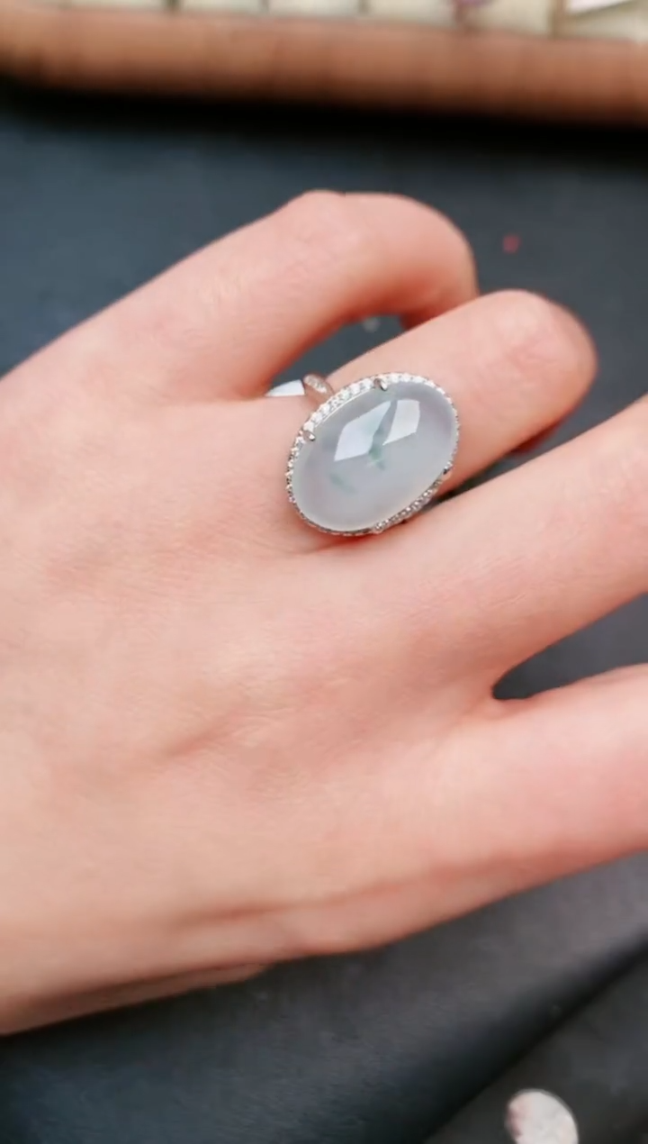 【闪购商品】翡翠戒指银S925镶嵌.....