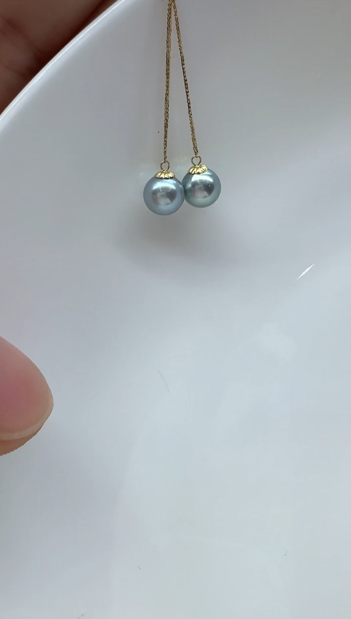 【闪购商品】海水珍珠耳饰18K金镶嵌清货