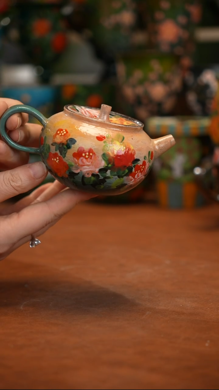 陶瓷油画釉下彩手绘