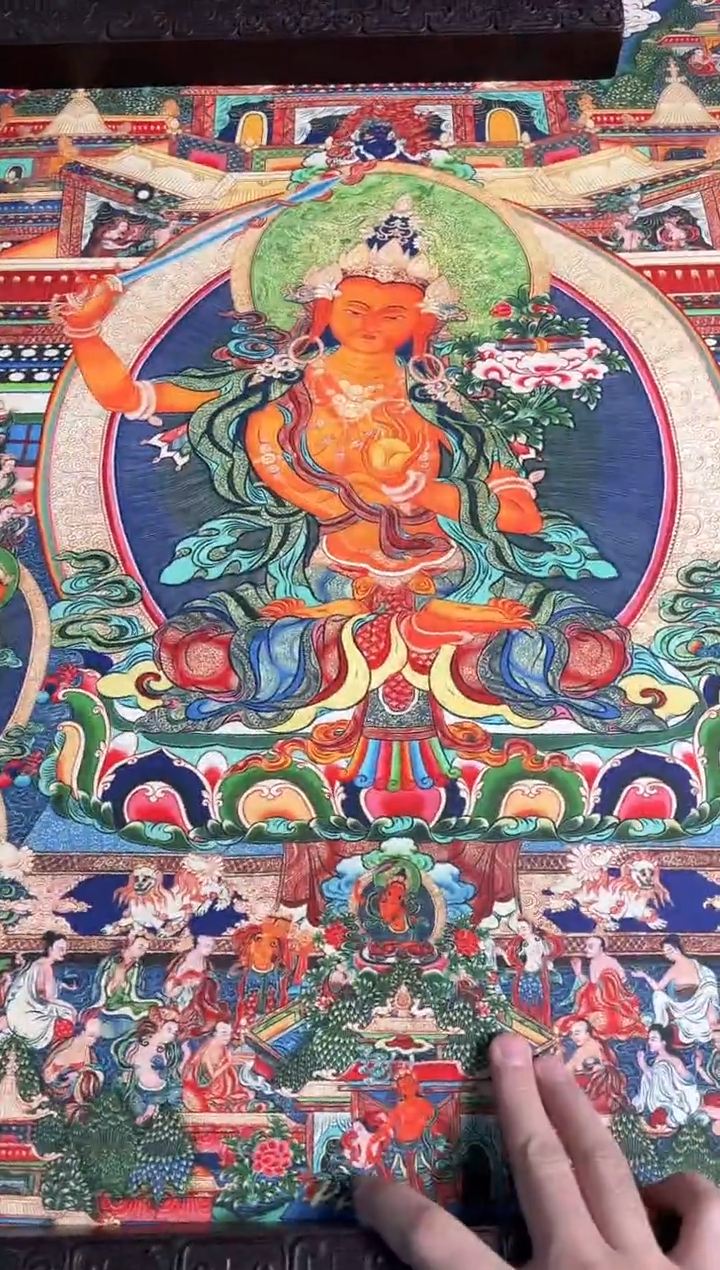 卷轴画天天的唐卡tk160