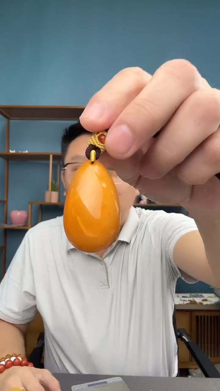 裸石琥珀未镶嵌微瑕介意勿拍15