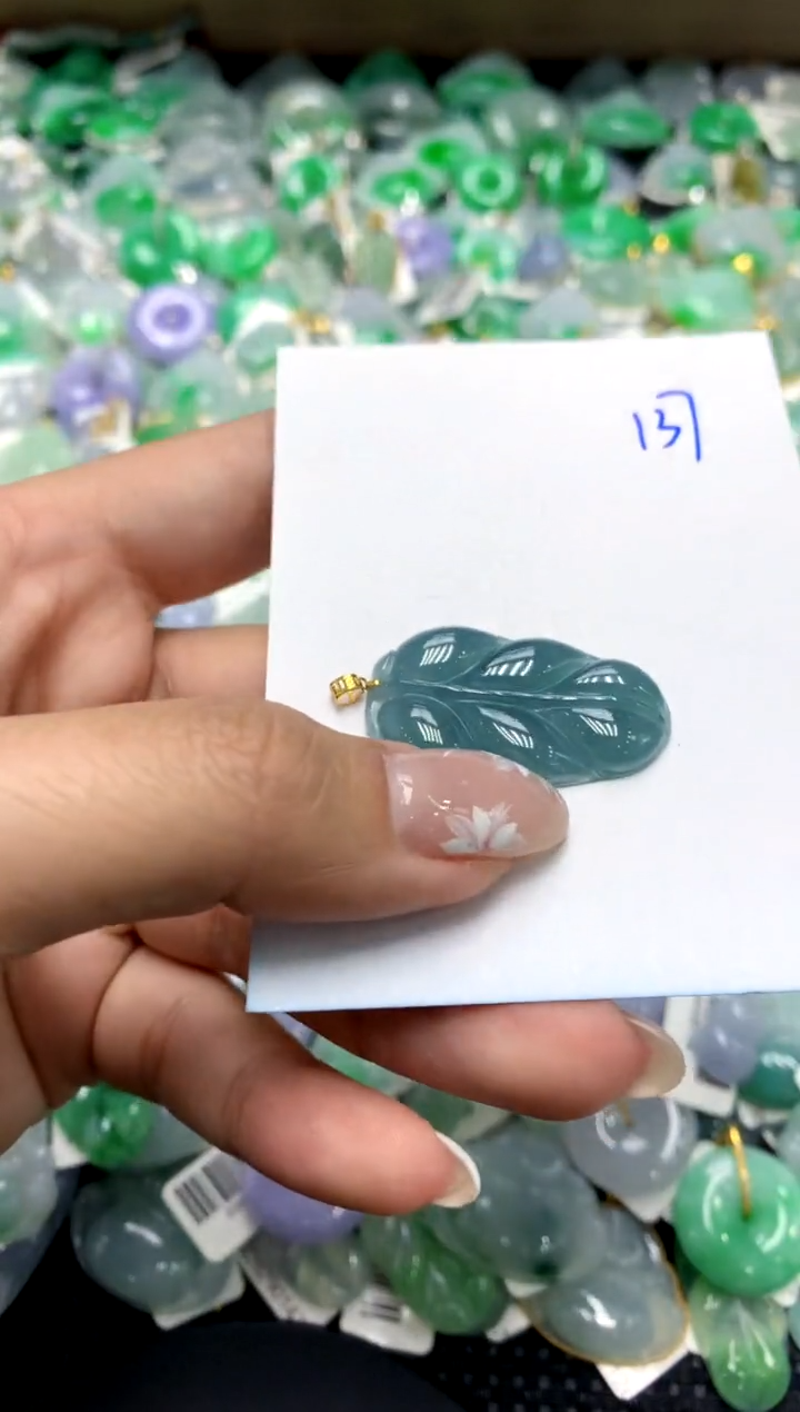 【闪购商品】翡翠颈饰18K金镶嵌111111111111111111
