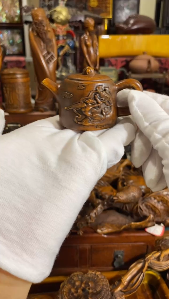 木小叶黄杨小件飞天壶