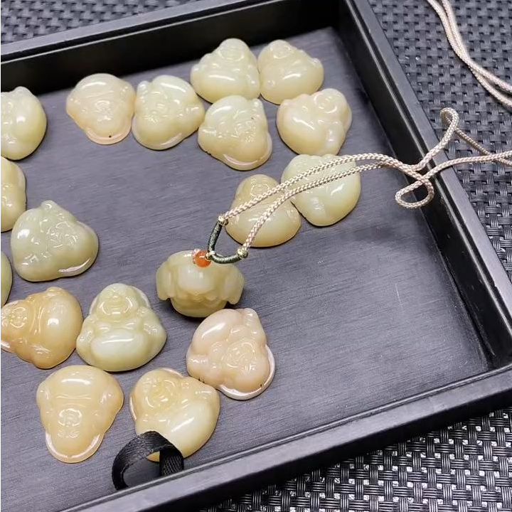 【老郑家】和田玉佛公挂件（多样性发1件）1264