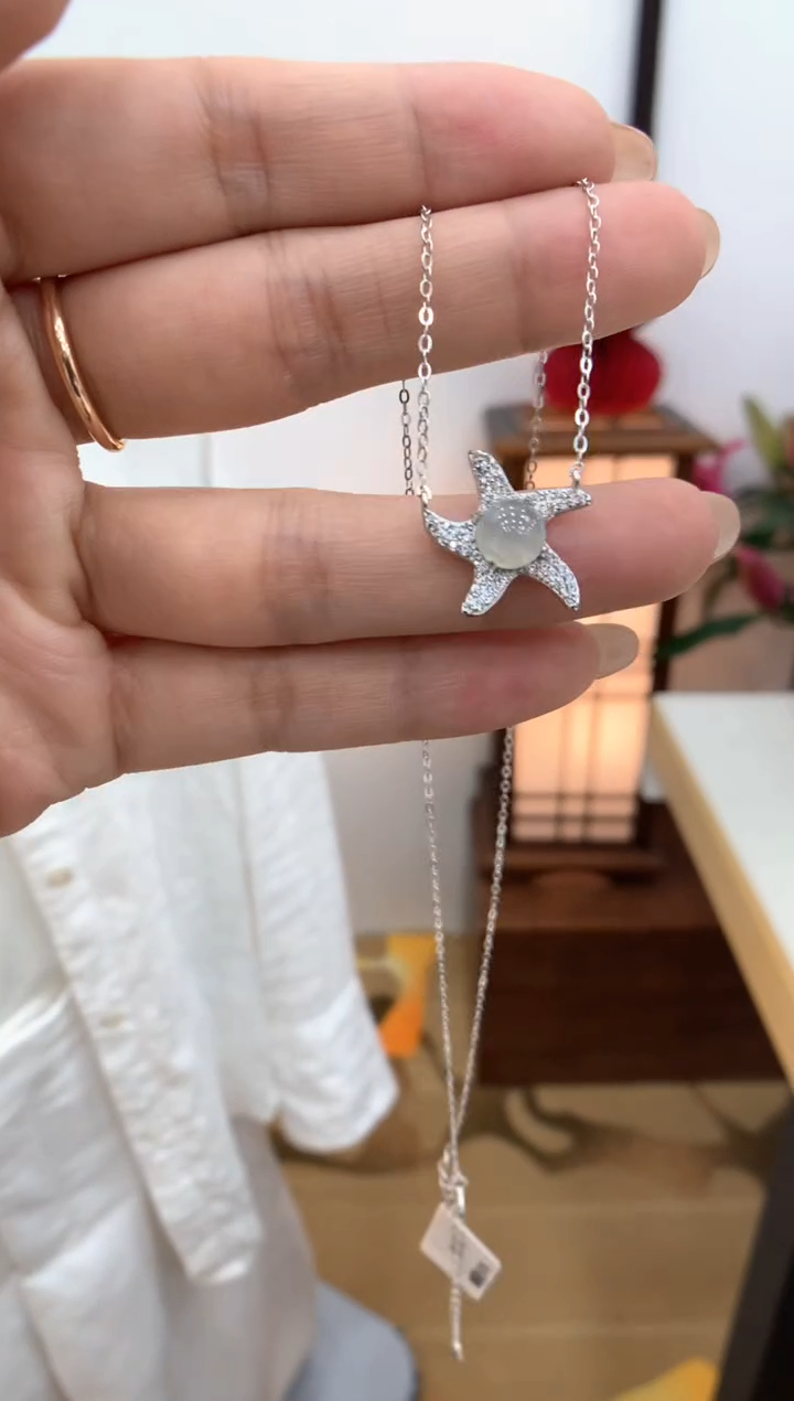 【闪购商品】翡翠套链银S925镶嵌套链