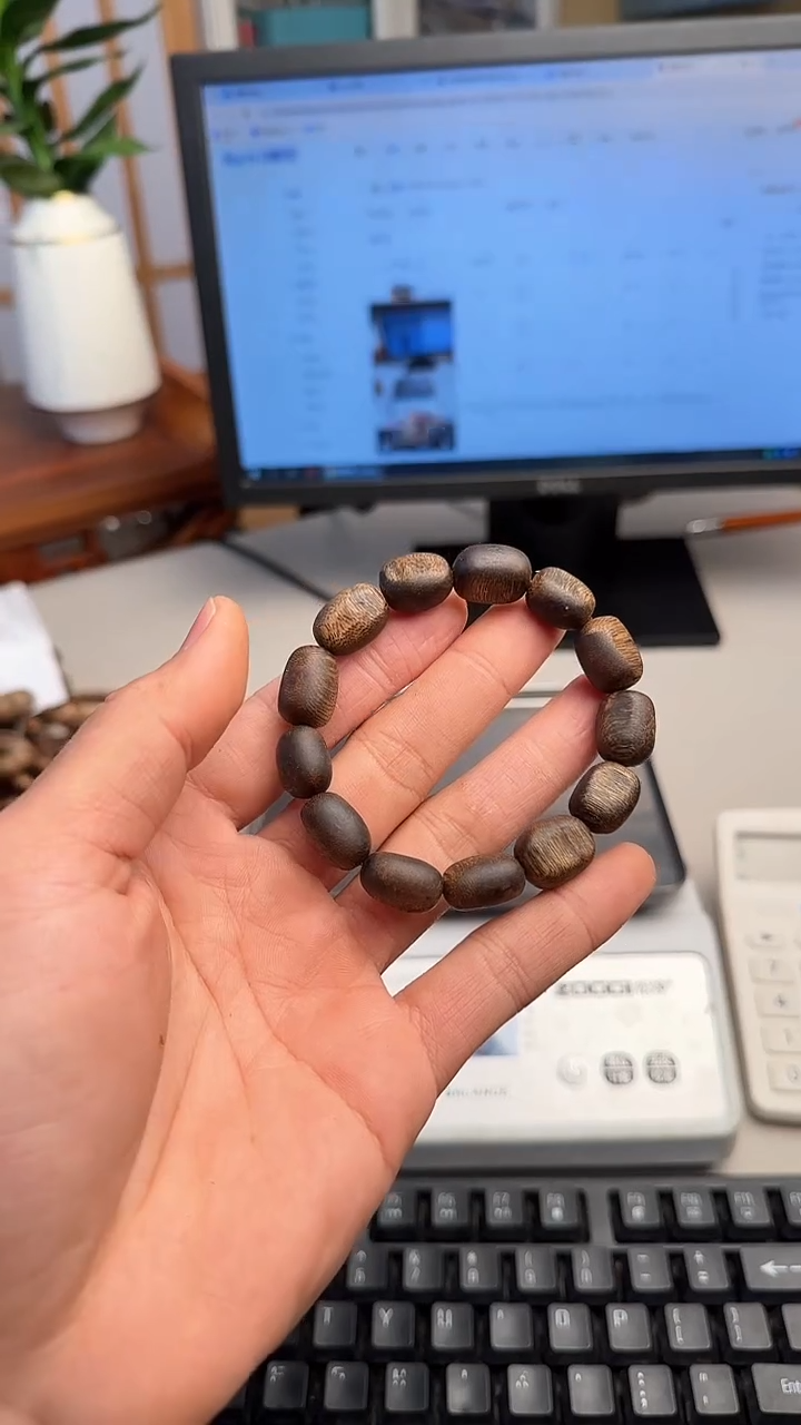 【闪购商品】沉香手串海南白棋留疤15