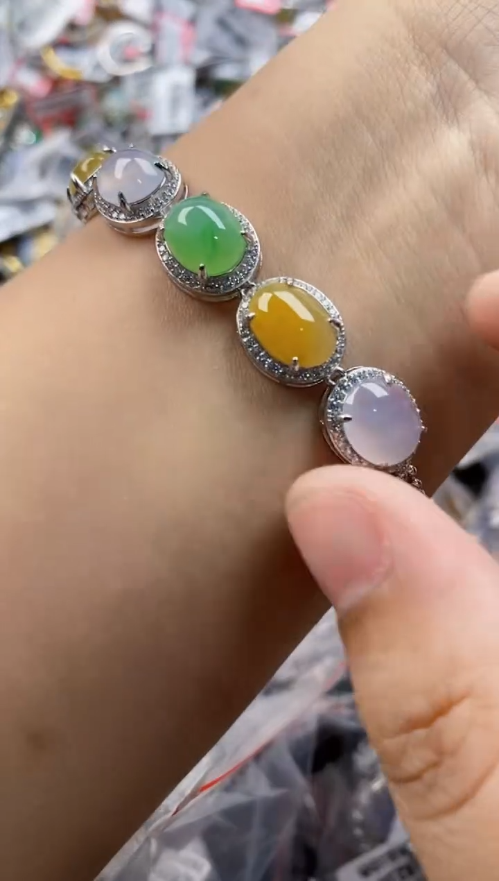 翡翠戒指银S925镶嵌1212      8
