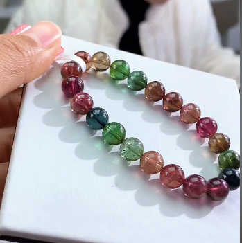 碧玺手串多样性发货
