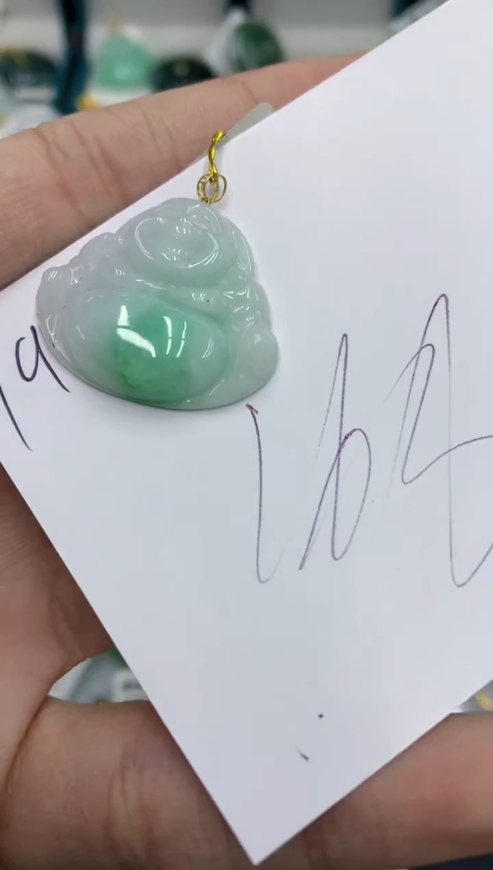 【闪购商品】翡翠颈饰18K金镶嵌翡翠