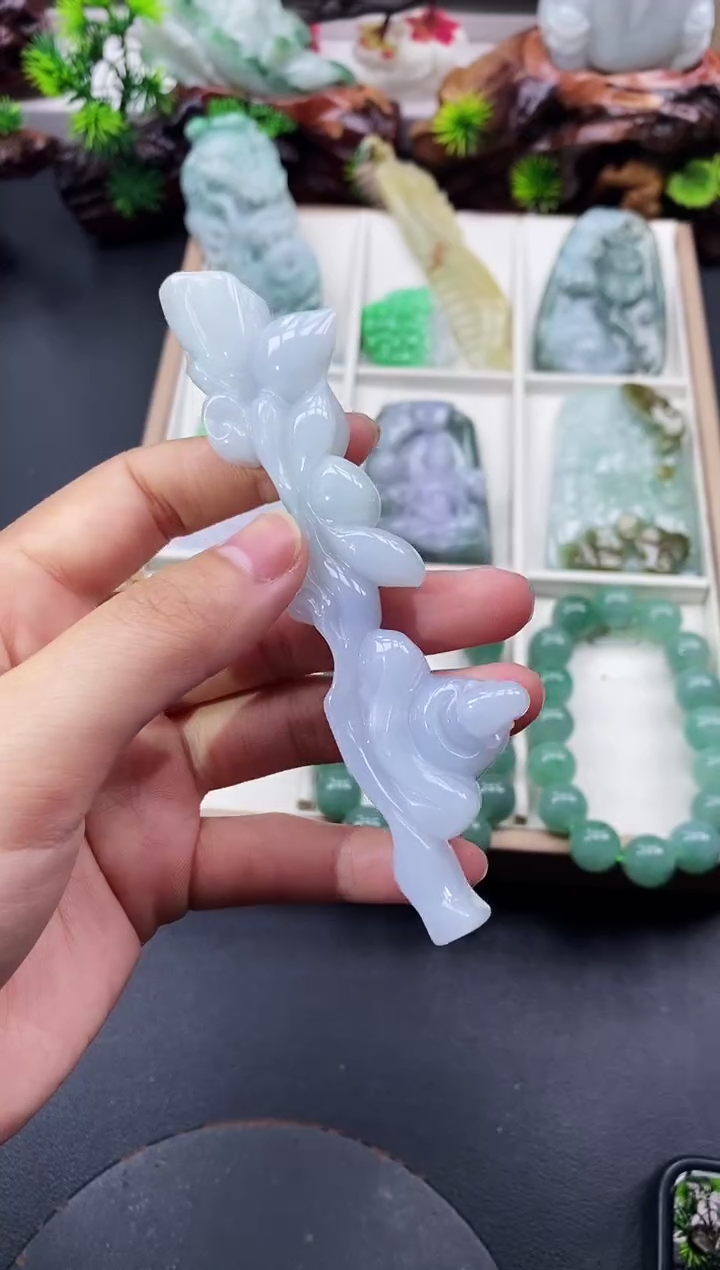 颈饰未镶嵌翡翠天然缅甸A货翡翠