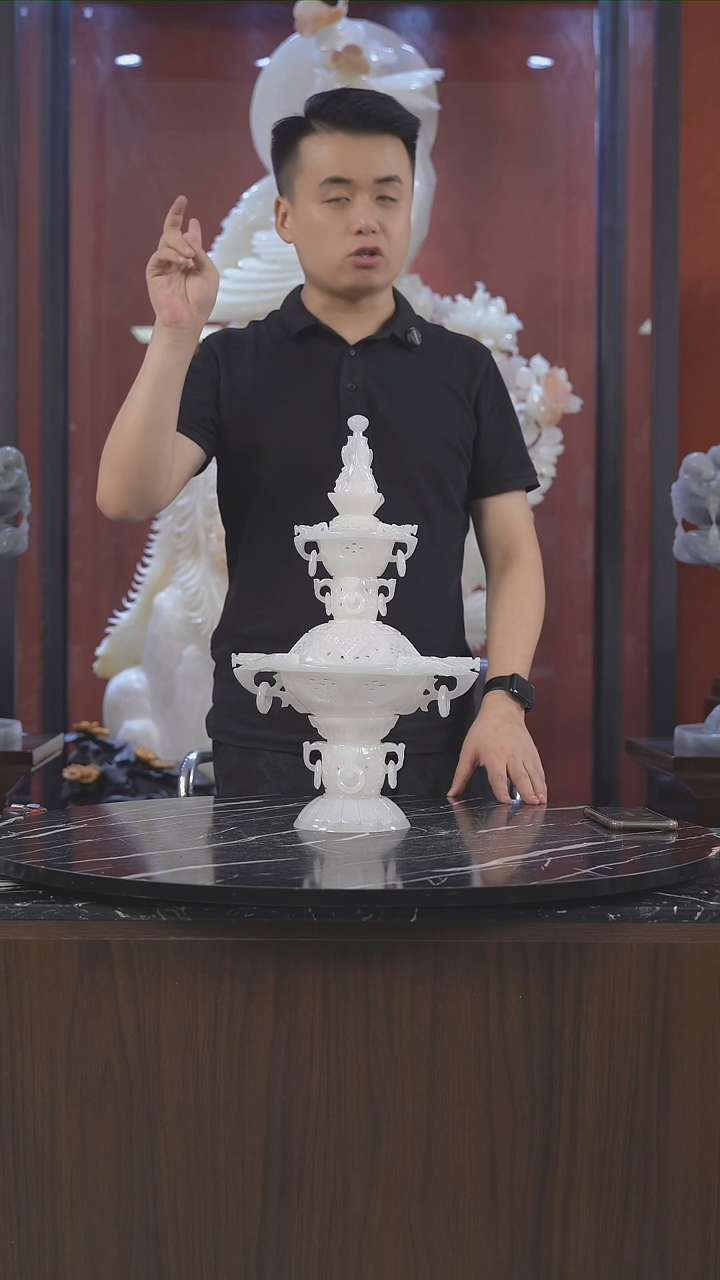 玉轻奢高端办公室桌面装饰