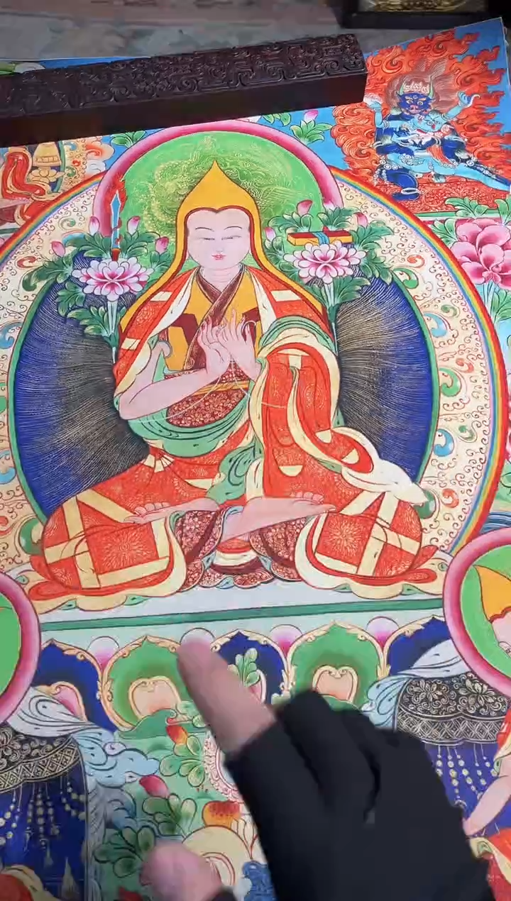 卷轴画天天的唐卡tk160