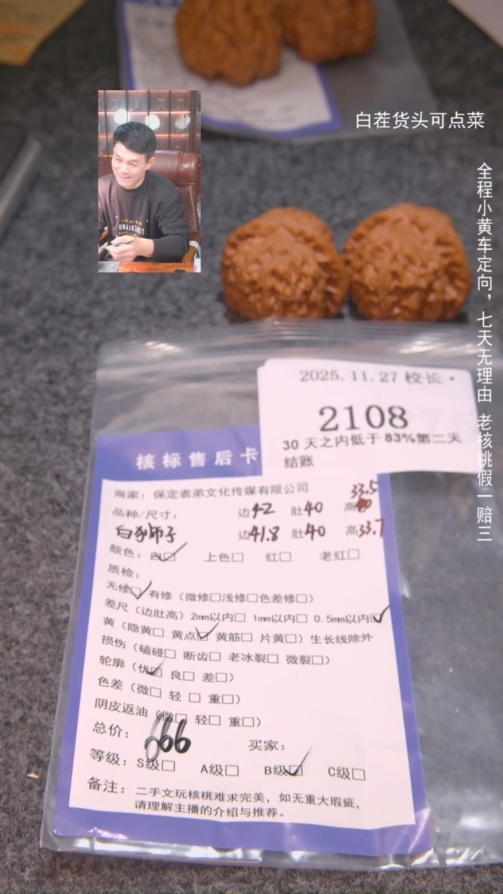 把件文玩核桃Y*y白狮子2108諘帝文化