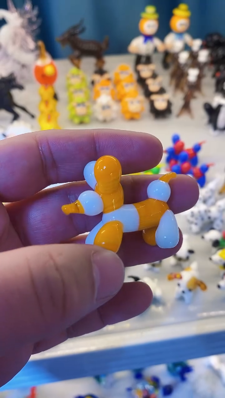 琉璃手工艺品气球狗