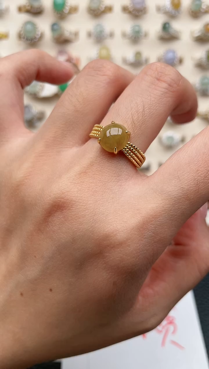 【闪购商品】翡翠戒指银S925镶嵌1111