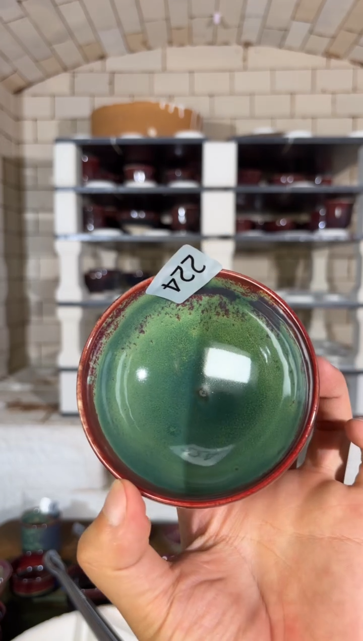 摆件精品窑变钧瓷茶器