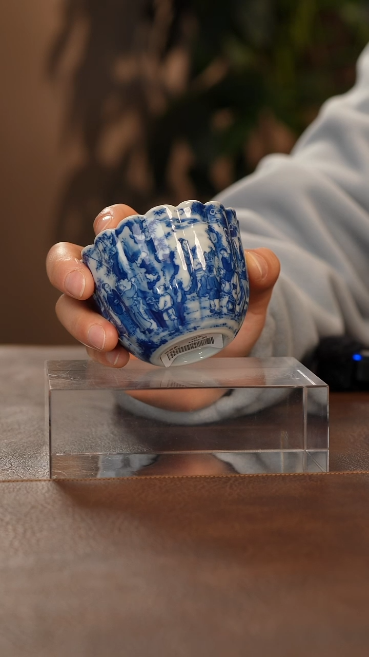 【闪购商品】瓷片青花瓷茶具斌芬陶瓷182