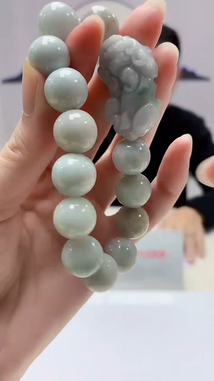 【闪购商品】翡翠颈饰未镶嵌5152zm-JJ手串7