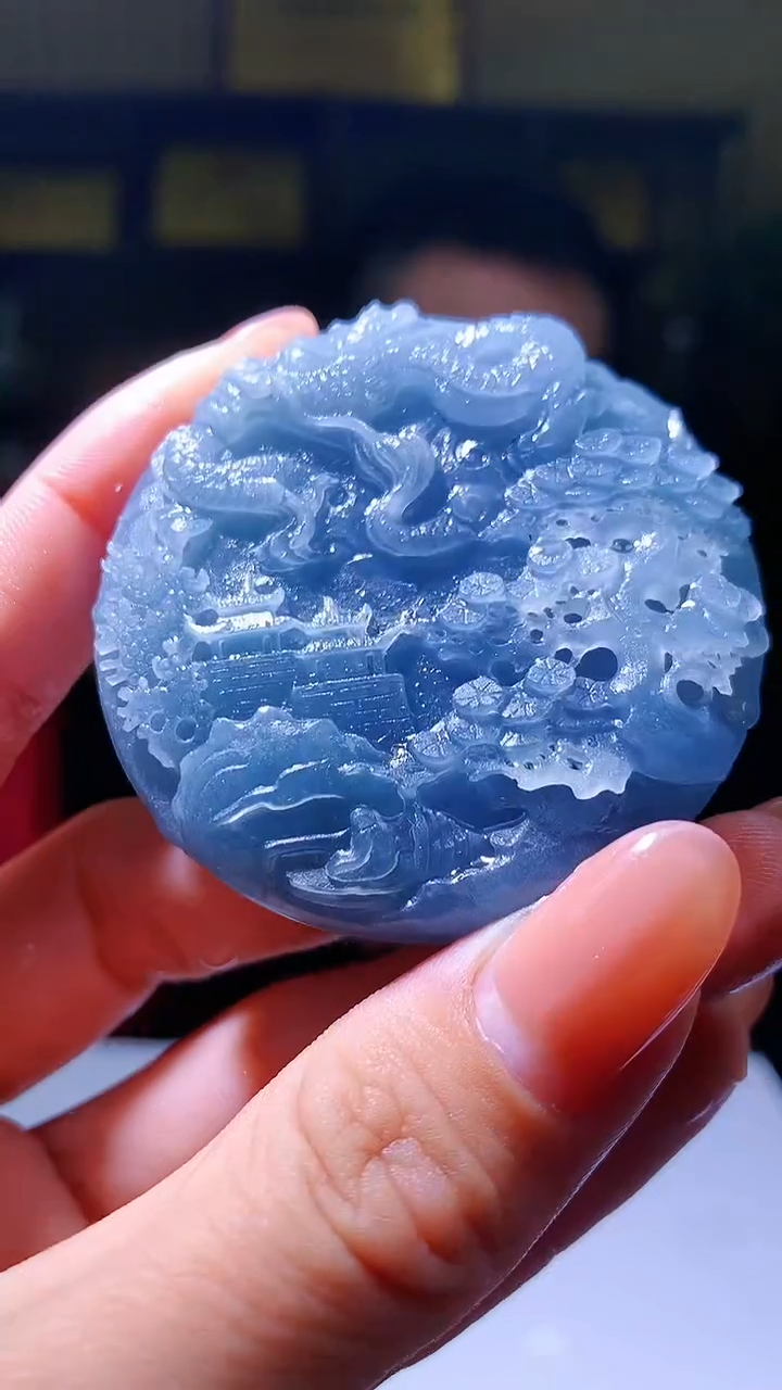 【闪购商品】定制翡翠未镶嵌1071hm-毛货挂件31