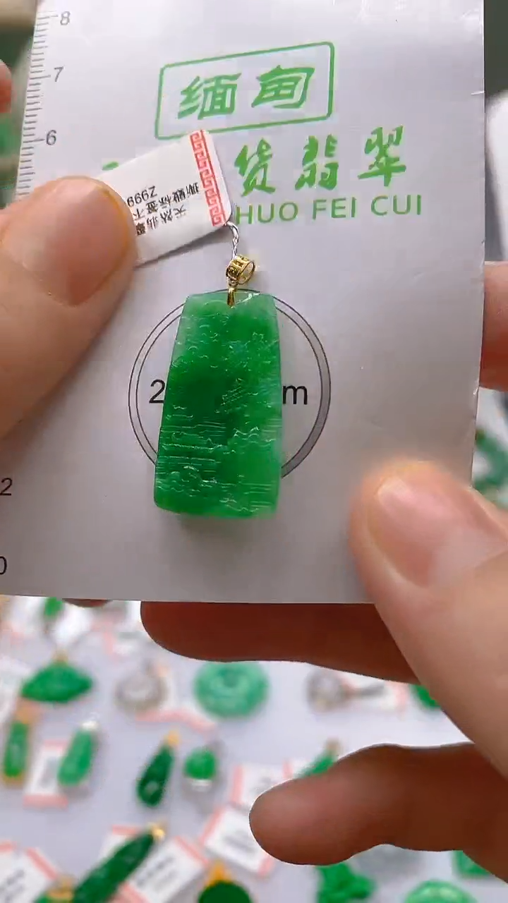 【闪购商品】翡翠颈饰18K金镶嵌新号开播，全场乱卖