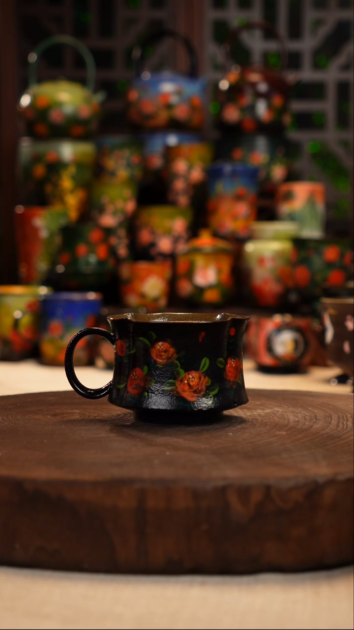 油画   釉下彩   杯子