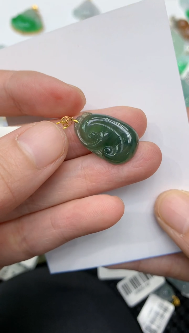【闪购商品】翡翠颈饰18K金镶嵌111111111111