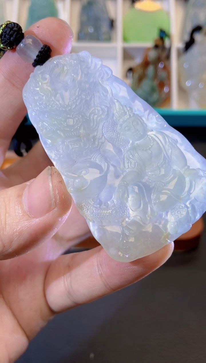 颈饰未镶嵌翡翠缅甸天然翡翠