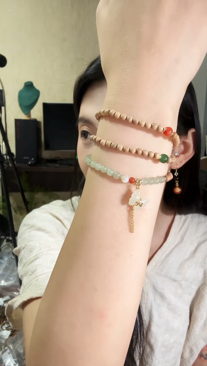檀香木手串/手链阿飞的小蝴蝶