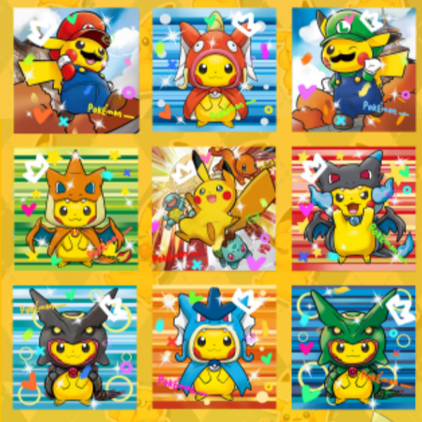 小精灵邮票型双层亚克力冰箱贴