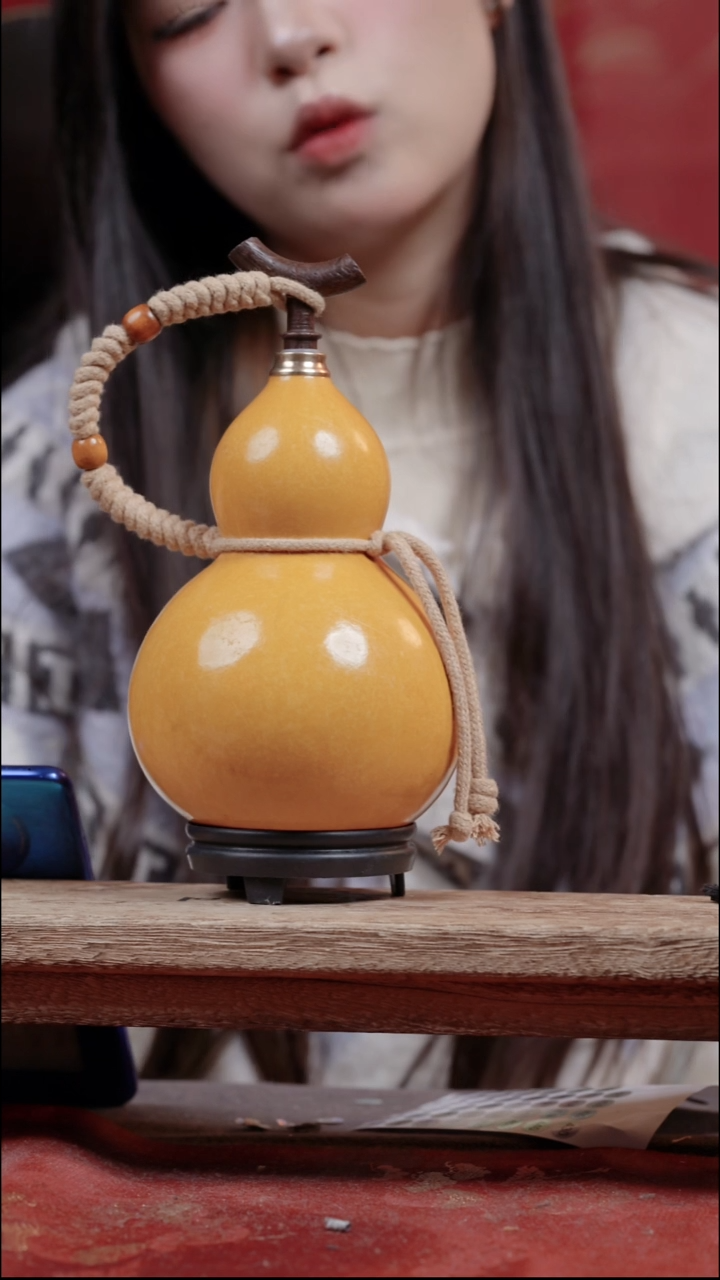 【700ml】427号大漆酒葫芦一物一图