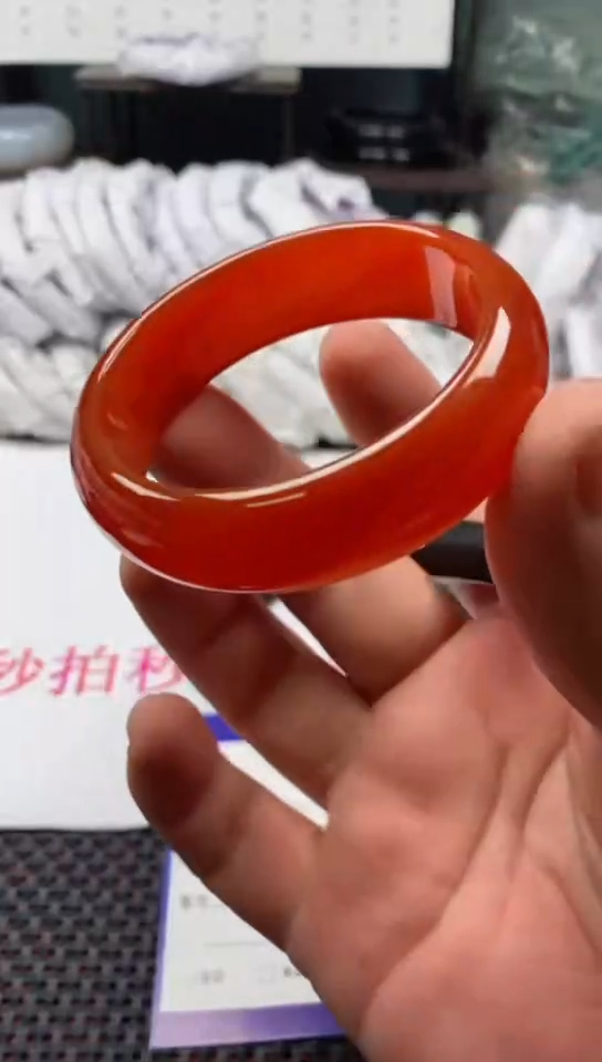 【闪购商品】玛瑙/玉髓手镯未镶嵌51-54多样性发货看清圈口下单