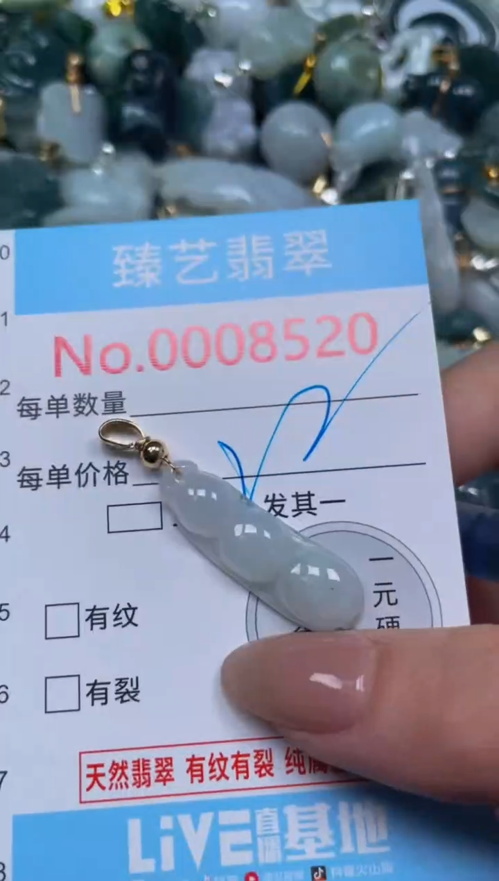 颈饰未镶嵌翡翠8520
