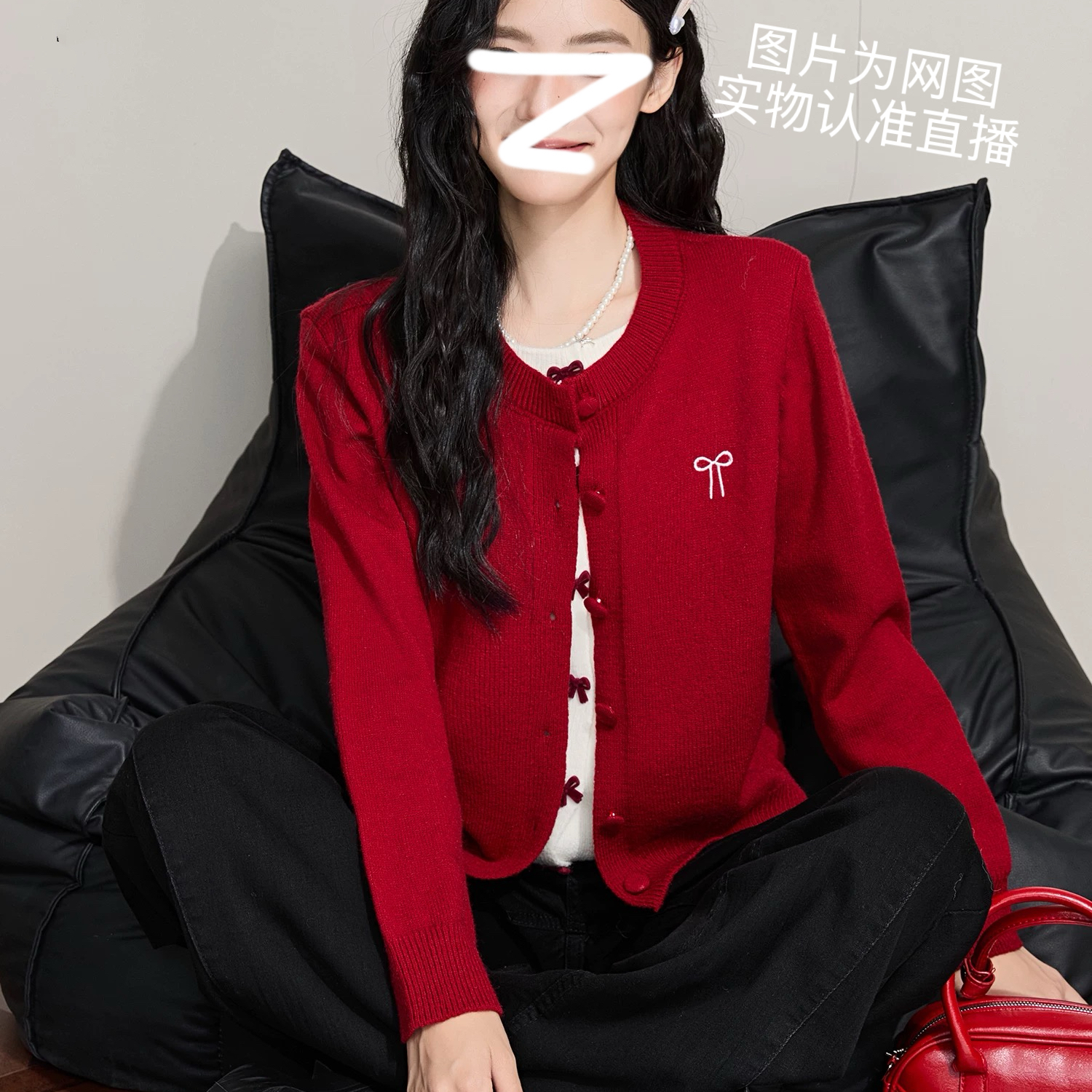 新款韩系假两件蝴蝶结简约设计气质显瘦百搭长袖t恤女YGCC5260