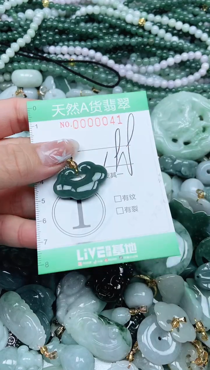 颈饰未镶嵌翡翠翡翠