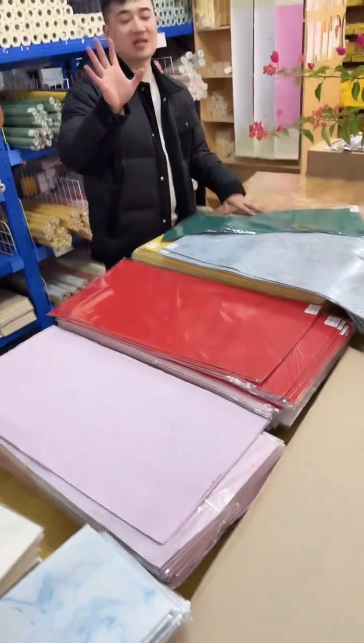 彩色蜡染条屏四尺四开5包