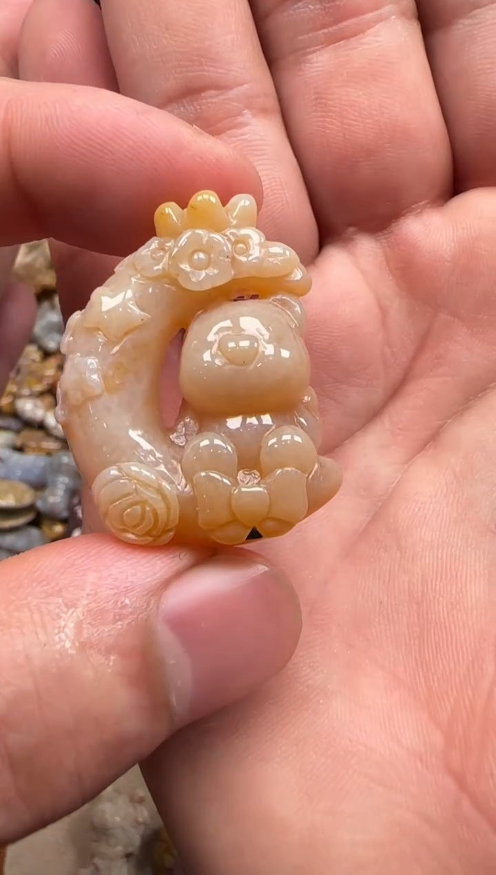 【闪购商品】硅化珊瑚（珊瑚玉）颈饰未镶嵌023