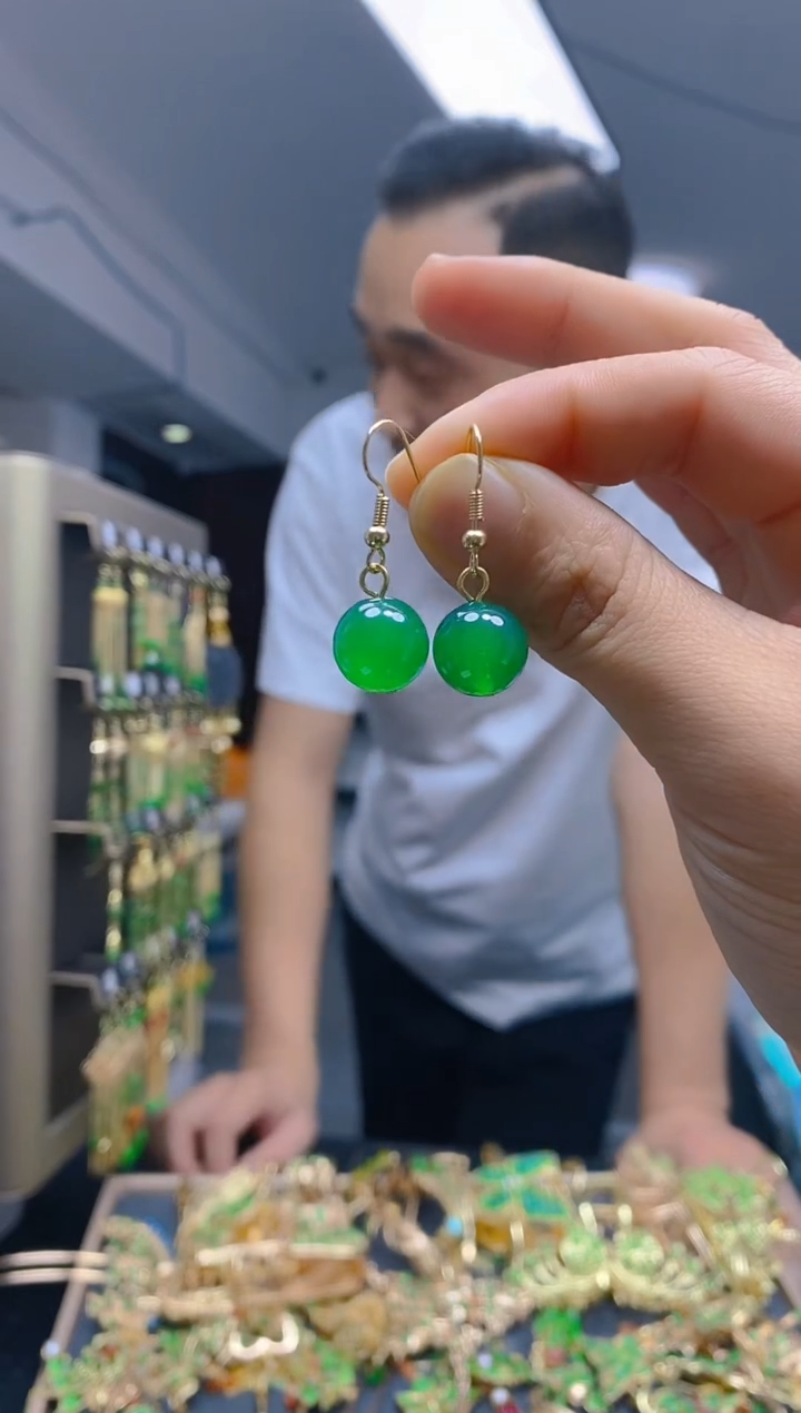 【闪购商品】玛瑙/玉髓耳饰合金054玛瑙饰品