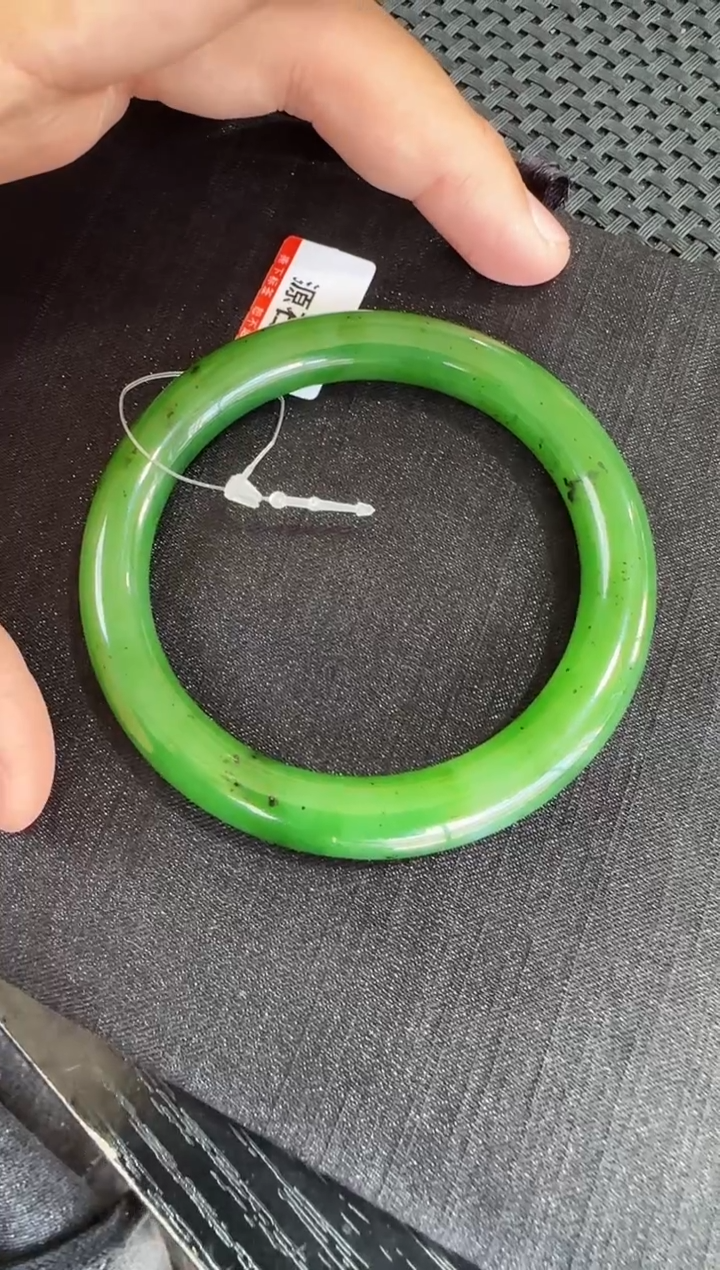 【闪购商品】和田玉（碧玉）手镯未镶嵌约57mm 多样发一