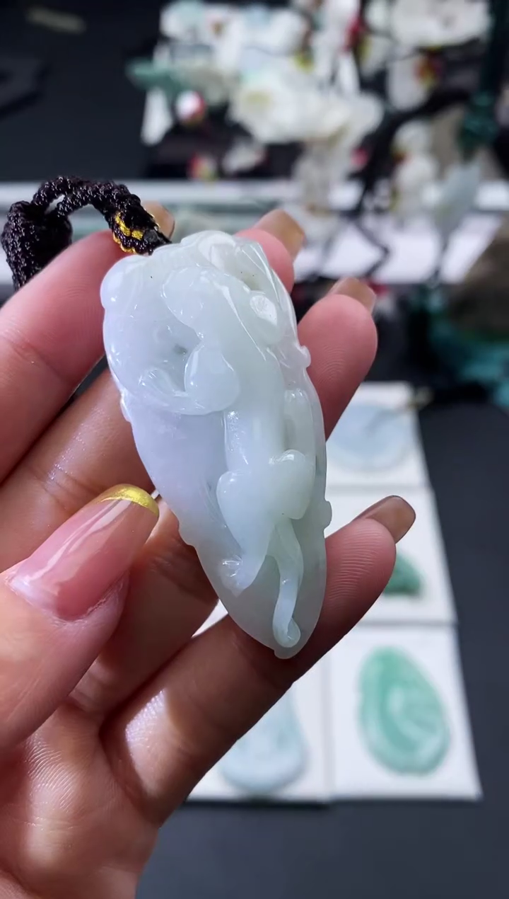 【闪购商品】翡翠颈饰未镶嵌天然缅甸翡翠A货