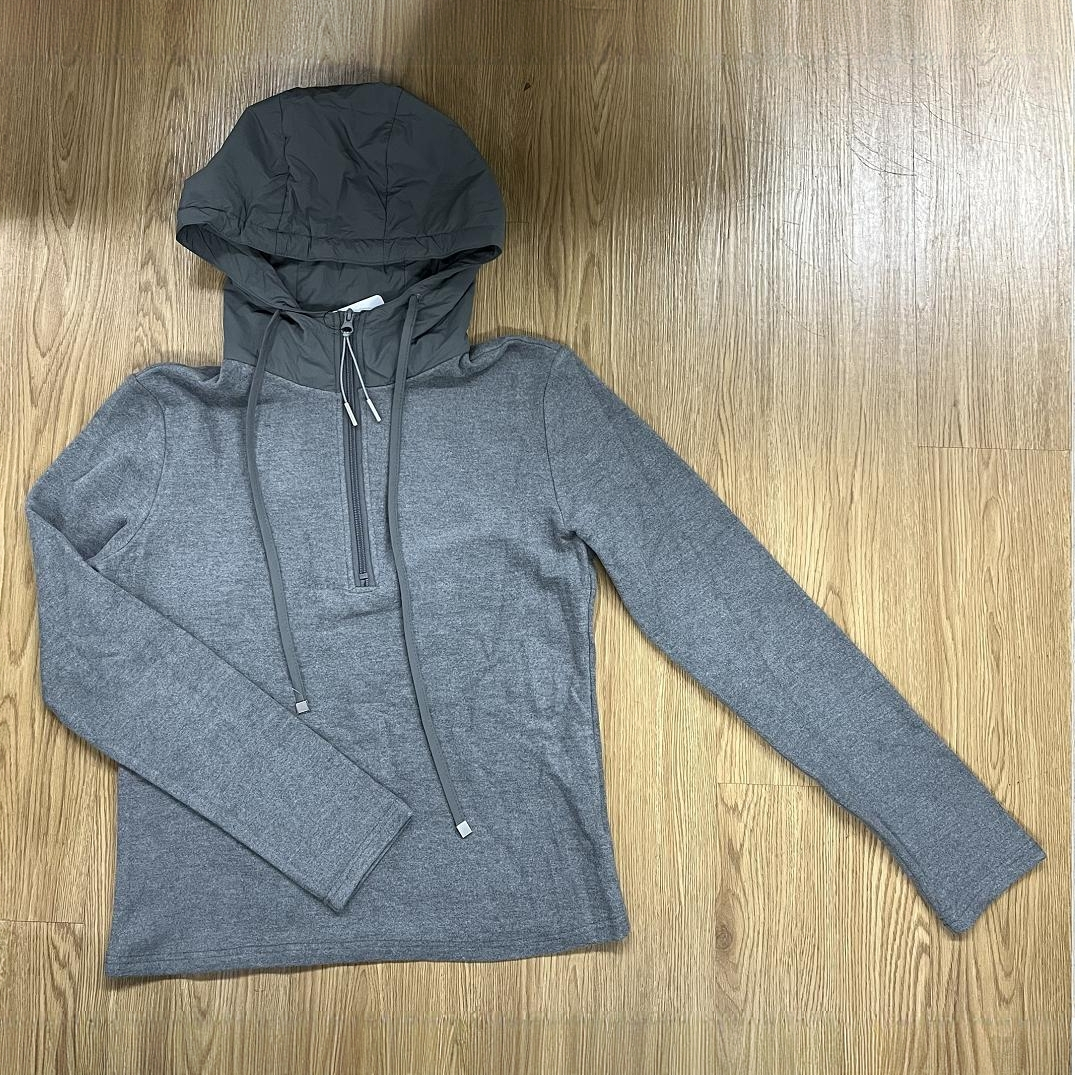 中和休闲白色圆领长袖T恤女25冬季新款简约印花打底t恤H64136961