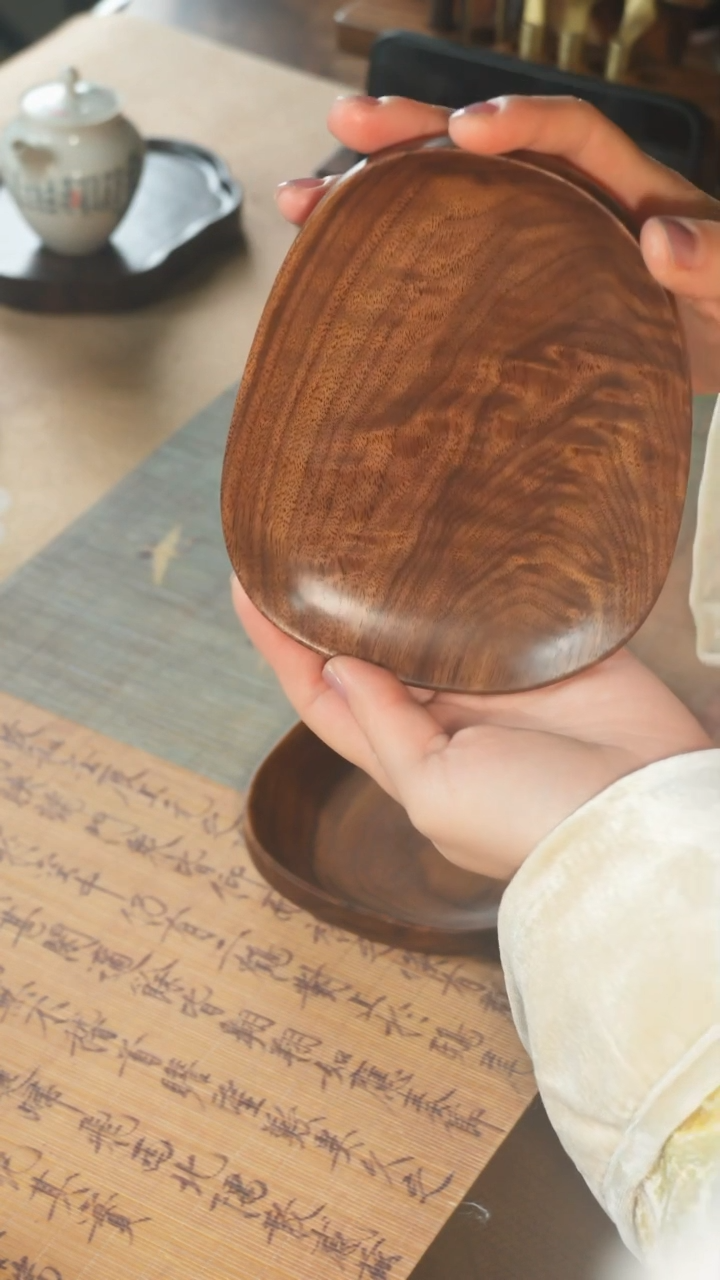 【闪购商品】北美黑胡桃木茶盘537