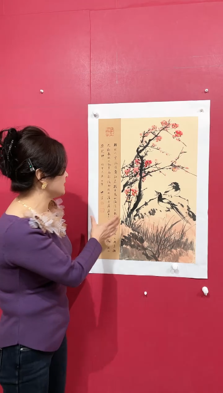 【闪购商品】绘画39林紫仪绘画作品68*45