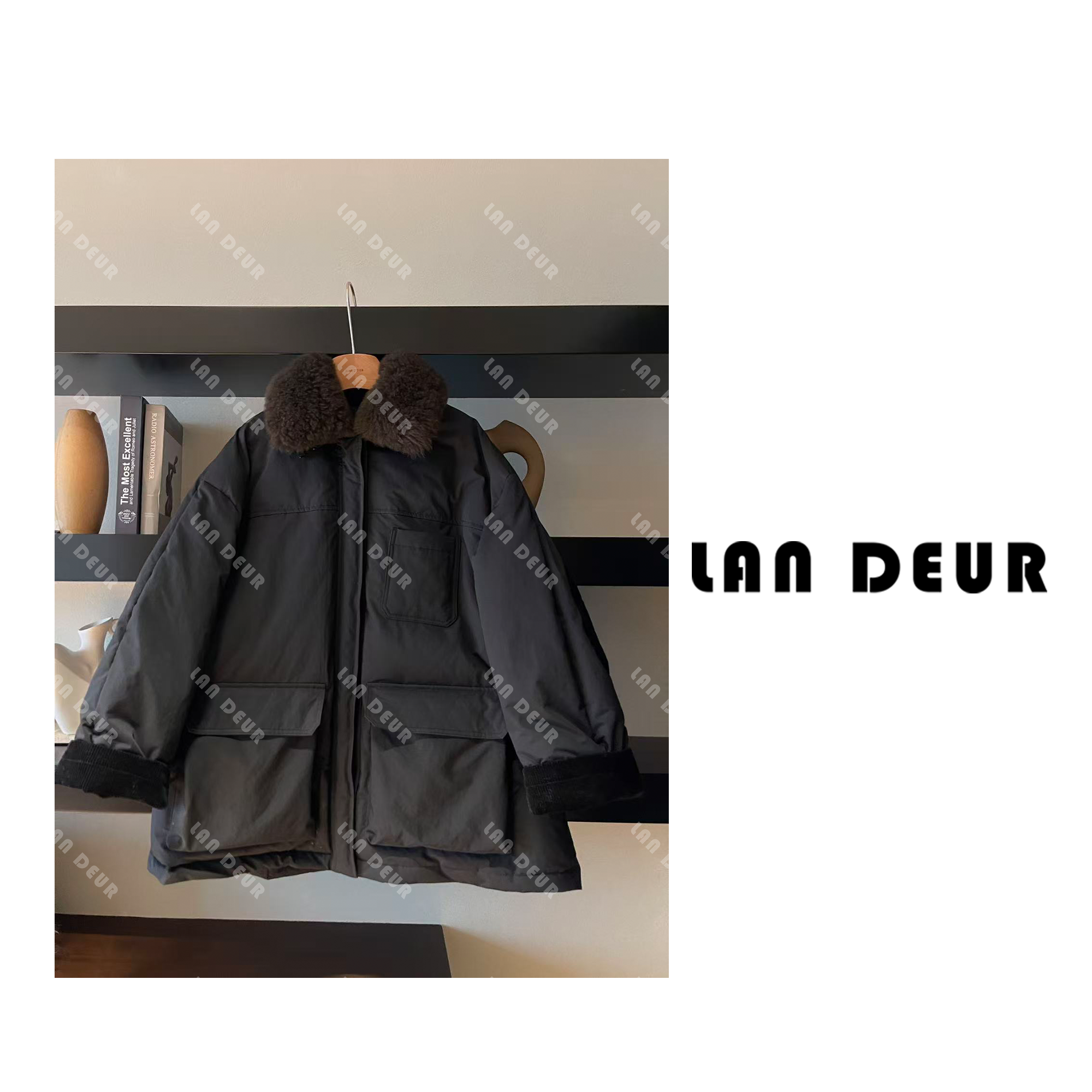【雪谷温澜】鹅绒服气质时尚百搭冬季翻领保暖羽绒服外套女