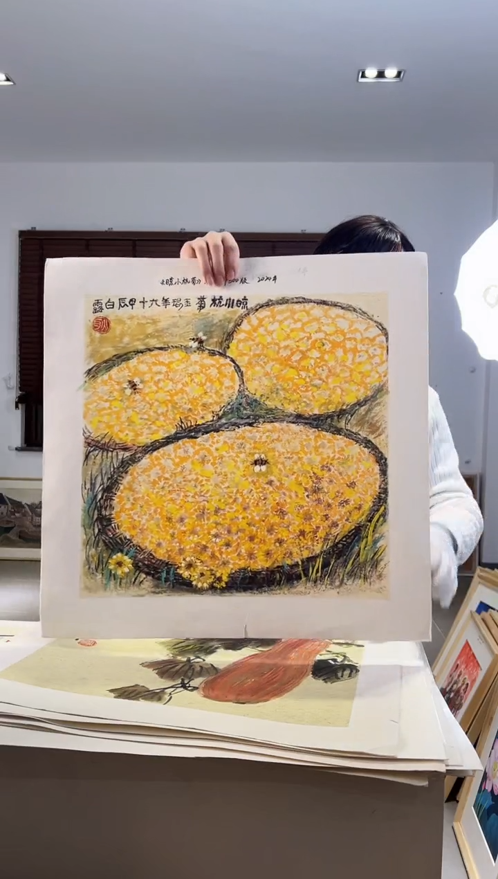 【闪购商品】版画限量亲签盖章版画S