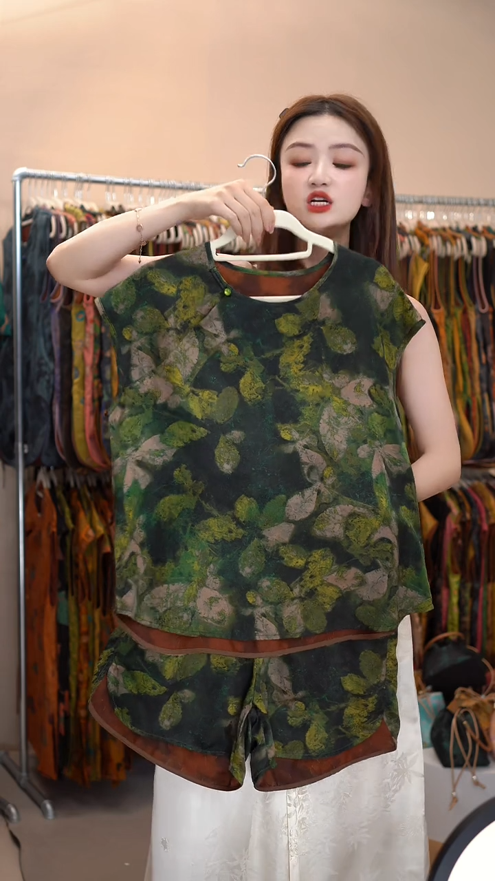 清仓不退不换香云纱女装