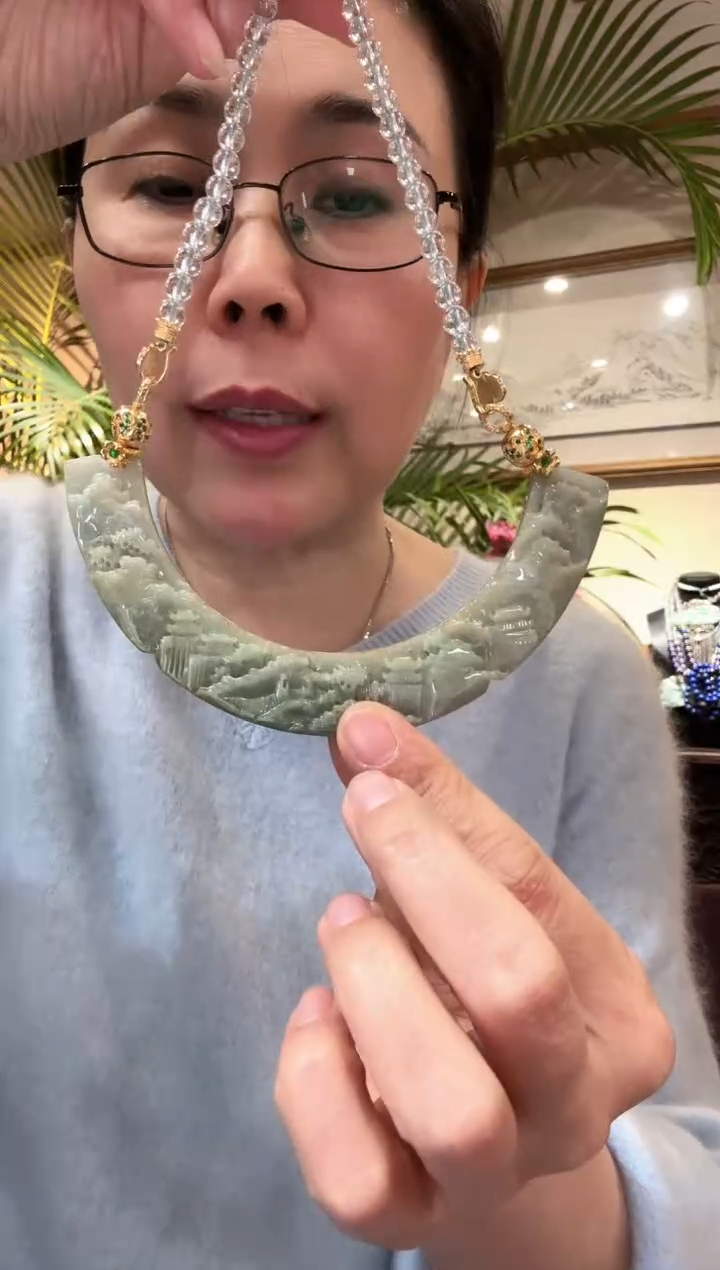 【闪购商品】翡翠颈饰未镶嵌国风