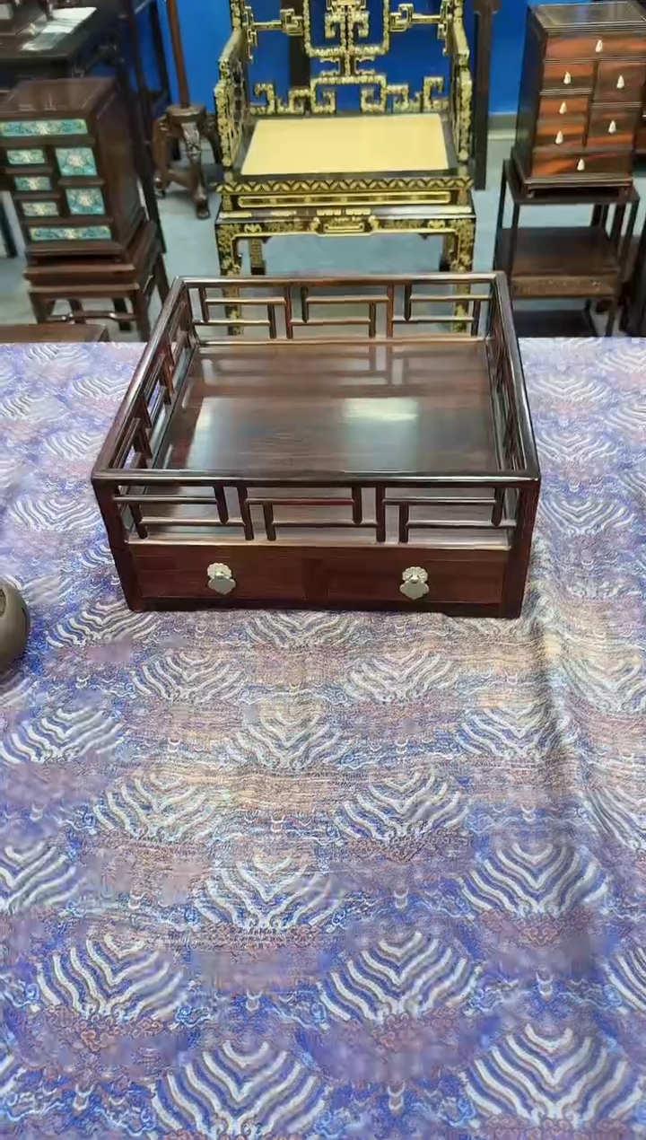 【闪购商品】紫檀木类成套家具都承盘