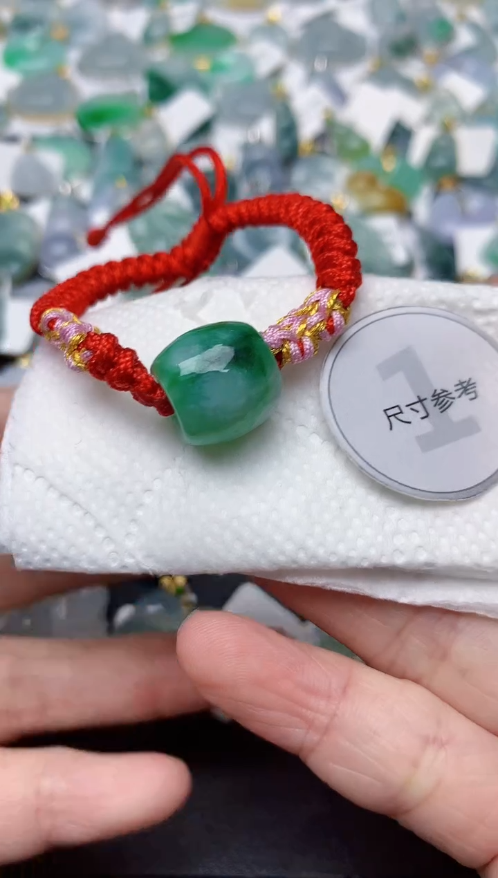 颈饰未镶嵌翡翠天然缅甸A货翡翠